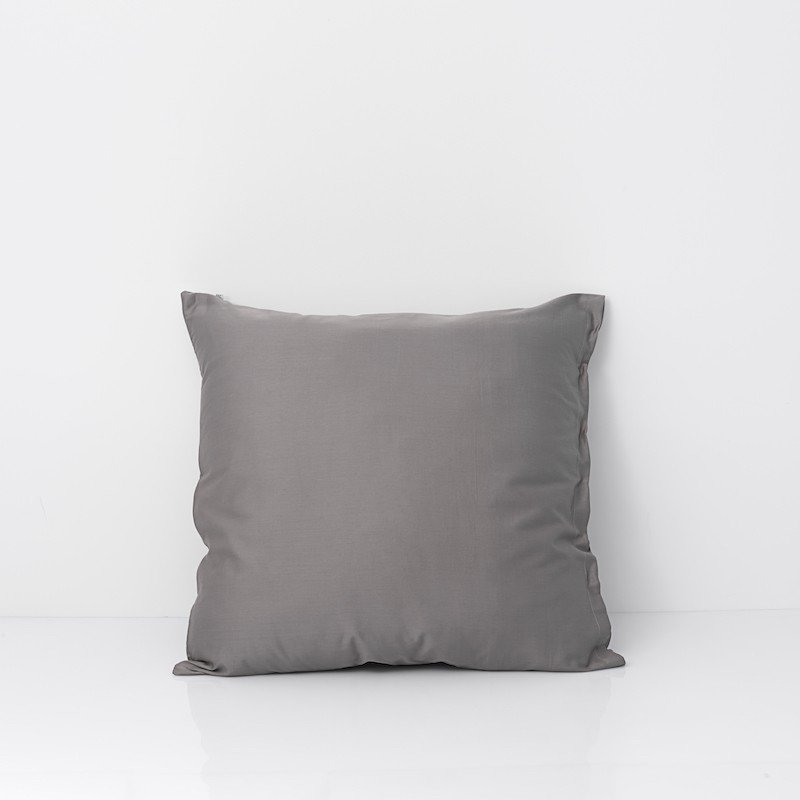 Cotton Sateen Pillowcase Stone Grey 1