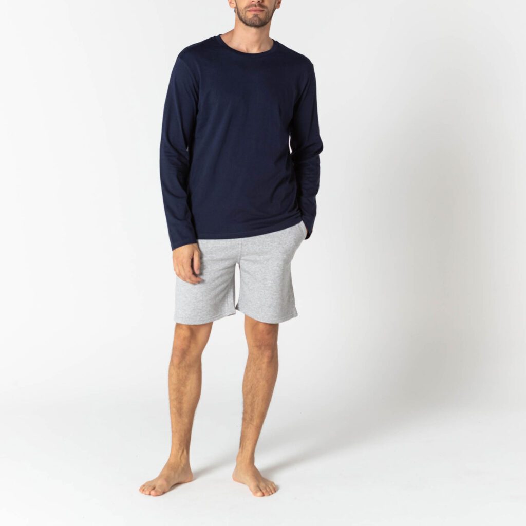 Organic Round Neck Long Sleeve Tee - Image 6