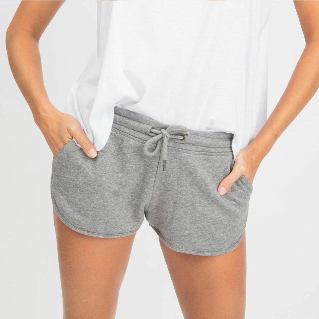 shorts women organic w shortss organic w shortss mid heather grey 2