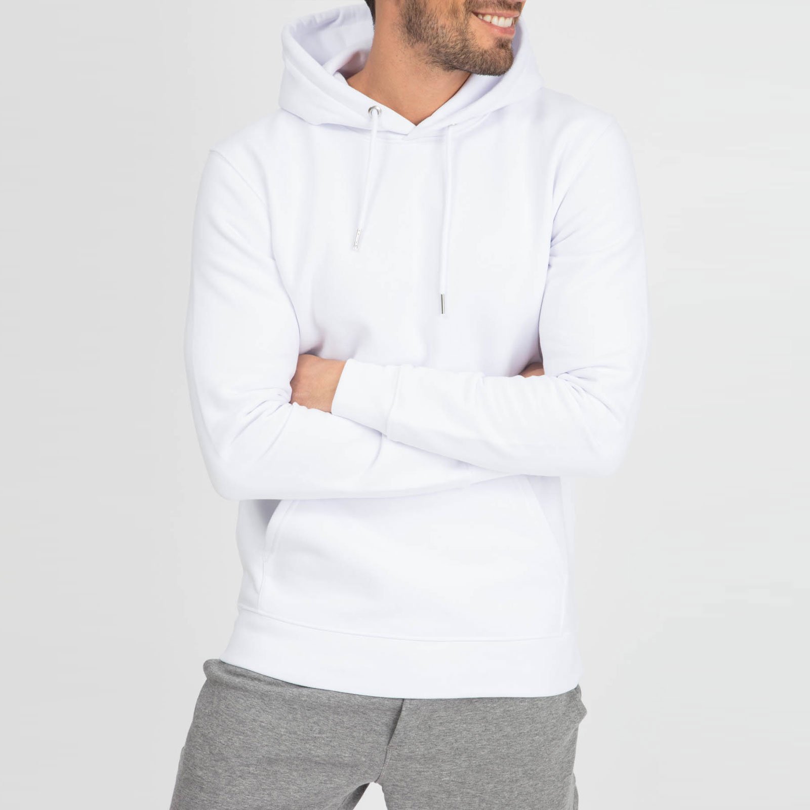 Unisex Organic Cotton Pullover Hoodie